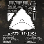 Tentsile Stingray V3 Tree Tent, Camping Hammock Tent, 3P Capacity, Portable Tree House Shelter for Campers, Backyards, Campgrounds, Designed in The UK