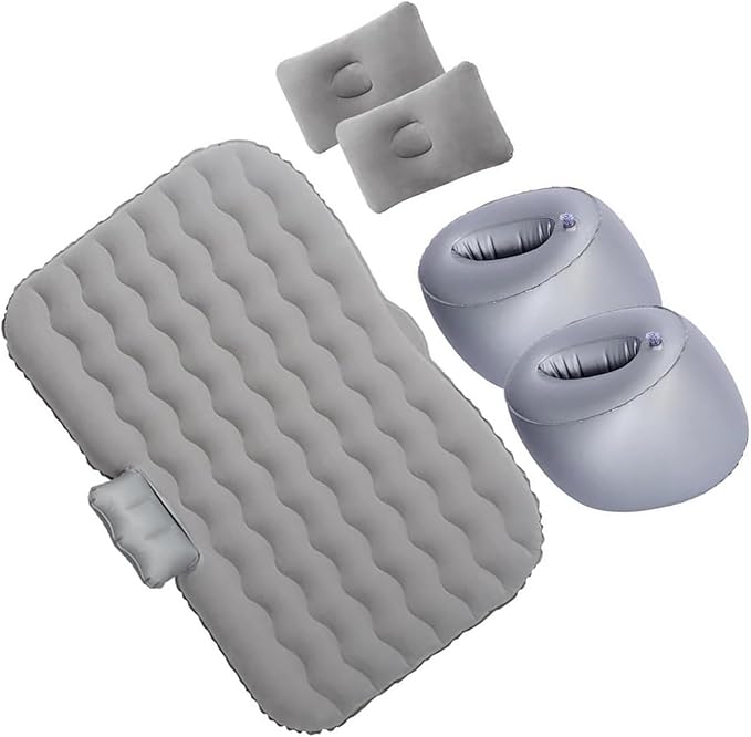 SUV Inflatable Bed, Car Camping Air Mattress, Cold-Resistant and Wear-Resistant Inflatable Mattress, Fast Inflatable Folding Bed, Multi-Functional Travel Sleeping Mat (Pig Size 1)