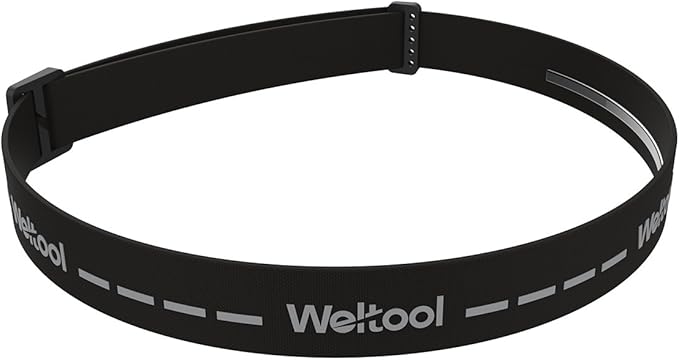 Weltool Elastic Headlamp Strap Replacement Headband for Most Black Diamond Petzl Energizer Pelican Fenix Headlamps 1”Width Comfortable Band