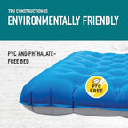 Sierra Designs Queen & Single Camping Air Bed Mattress for Car Camping, Trave, and Camp (Pump Included)