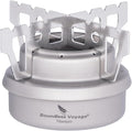 Boundless Voyage Titanium Spirit Burner Mini Alcohol Stove with Brackets Outdoor Camping Stove Multi-Fuel Stove, Lightweight and Versatile ti2001c