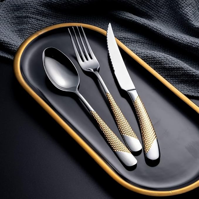 Portable 80-Piece Camping Cutlery Set with Wooden Handles for 20 People - Ideal for Family Dinners, Camping, and Travel
