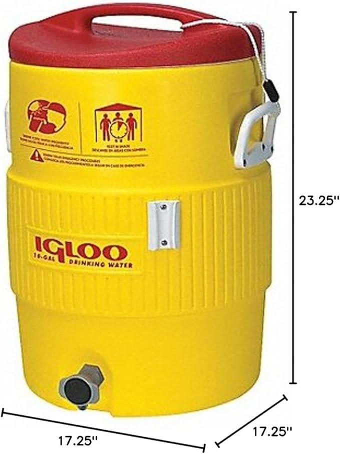 Igloo Sports Cooler | Insulated Beverage Dispenser with Spout |Portable Handwashing Station