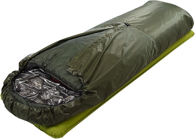 Ultralightweight Bivy Sack, Ventilate Sleeping Bags - Compact, Lightweight, Waterproof, Reusable, for Adventure, Camping & Emergency