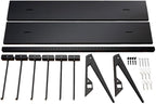 StoreYourBoard Chair Storage Rack with Storage Shelf – Folding Chair Rack for Home & Garage Organization, Chair Hangers for Folding, Beach, Patio & Camping Chairs, Heavy Duty Steel, Holds 300 lbs