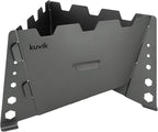 Kuvik Titanium Solid Fuel Stove - Ultralight and Compact Stove for Backpacking, Camping, and Survival