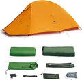Naturehike 1/2 Person 3 Seasons Cloud Up Base Tent, Windproof [7-Level] & Rainproof [PU3000mm+] Camp Tent with Y Self-Supporting Structure for Camping Backpacking Hiking Trekking