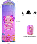 HOSIMA Dear Hunting Pattern Cold Weather Sleeping Bags for Kids Adults,Black Light Weight Waterproof Sleeping Bags for Outdoors Hiking.