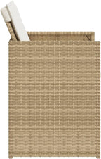 Patio Chair Beige, Cream White Patio Furniture Garden Furniture Camping Chair for Garden Deck