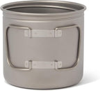 Vargo Titanium BOT Series | BOT XL | Ultralight Water Bottle Cooking Pot 1.1L (37 oz) | Weights: 5.5 oz (156g) | Water-tight Lid Backpacking Camping