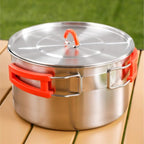 Camping Campfire Utensils, Outdoor Cooking Tableware Set Camping Utensils Wild Camp Equipment Picnic Supplies Backpacking Gear