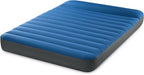 Intex 64012E TruAire Luxury Camping Mattress: Fiber-Tech – Puncture-Resistant Laminate – QuickFill USB Air Pump – 600lb Weight Capacity – Full Size, Blue