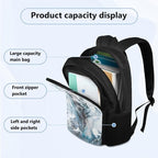 Tiger Backpacks with Lunch Box for Boys Back to School, 5th Grade Boy Backpack 4 PCS Set Lunch Box Large Water Bottle Holder Pencil Case for Kids Back to School