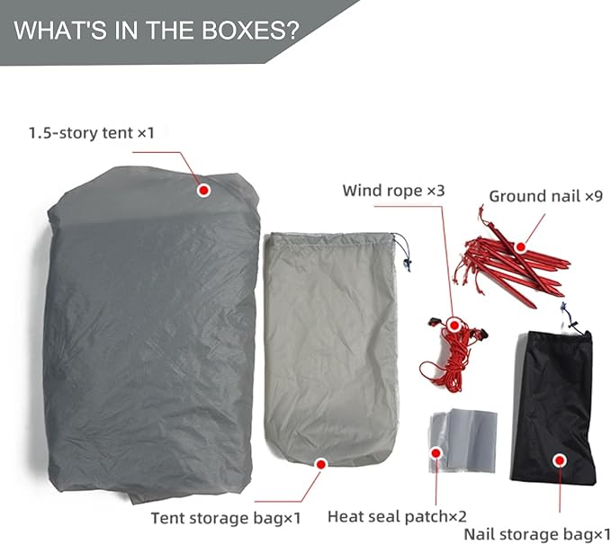 3F UL GEAR Lanshan 1 pro Tent, Outdoor 1 Person Ultralight Camping Tent, 4 Season Professional 20D Silnylon Rodless Camping Tent, Waterproof Backpacking Tent for Camping, Hiking, Trekking(Khaki)