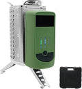 Wood Burning Electricity Generating USB Charging Camping Stove for Outdoor Adventures(Green)