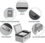 Alpicool C15 Portable Car Freezer,12 Volt Refrigerator, 16 Quart (15 Liter) Fast Cooling 12V Car Fridge -4℉~68℉, Car Cooler, 12/24V DC and 100-240V AC for Outdoor, Camping, RV, Truck, Boat