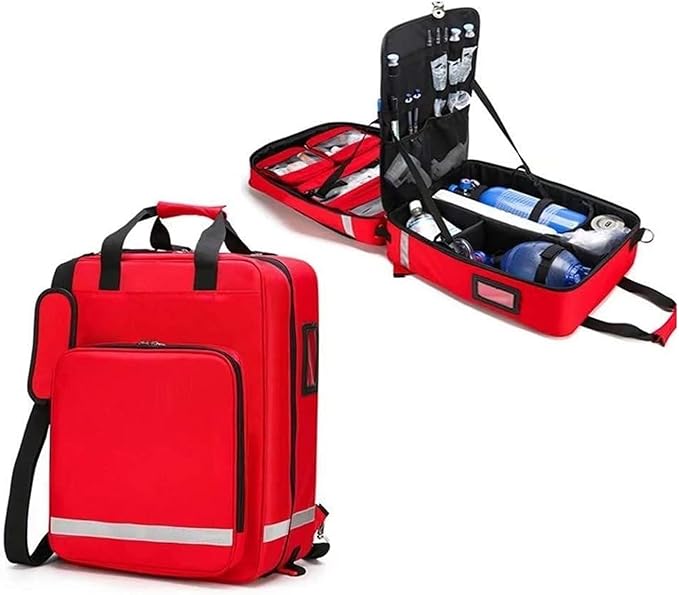Waterproof First Aid Kit Backpack - Large Capacity Lightweight Emergency Medical Bag with Multiple Compartments for Home, Car, Camping, Hiking