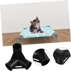 6pcs Pet Canopy Connectors Versatile Replacement Fittings for Dog Cat Tents Easy Installation Quick Assembly for Outdoor Adventures Durable Plastic Tent Support