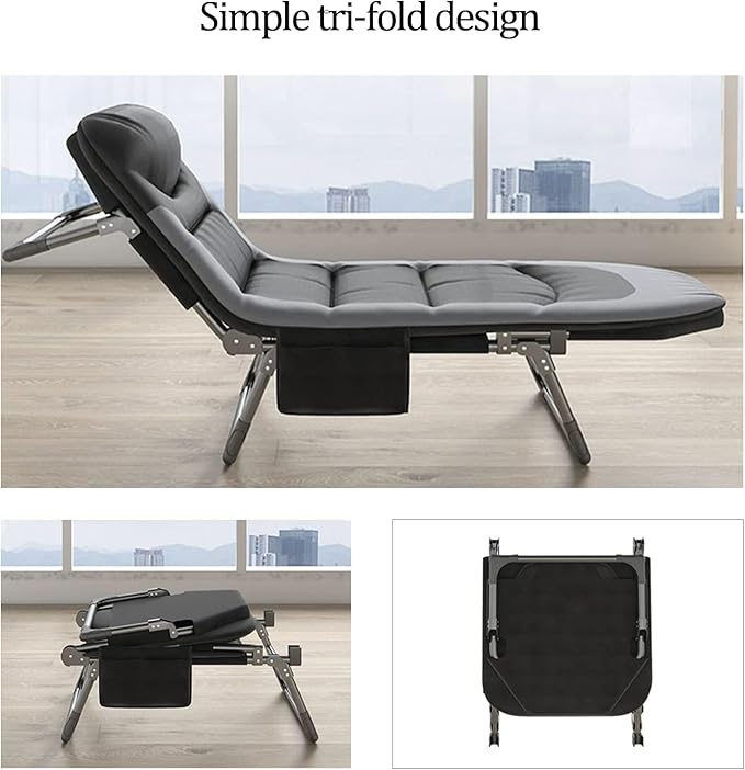 Sleeping Cots/Camping Cots for Adults, Folding Sleeping Cot Bed with Mattress, 6 Adjustable Positions, Portable Bed for Travel, Office, Home(190 * 70 * 30cm/74.8 * 27.6 * 11.8in)