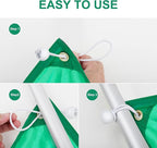 50PCS White Ball Bungee Cords, 12 Inch Heavy Duty Outdoor Bungee Cord with Balls, Tarp Tie Down Bungee Balls for Shelter, Camping, Cargo,Tent Poles UV Resistant（Ball Size 1 inch）