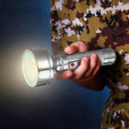Angoily Flashlight, Vintage Flashlight LED Camping Gear Lantern Battery, 50 Lumens, Treasure Old Retro Handheld Night Searchlight, Water-Resistant and Hiking Worklight, Modern Farmhouse Decor