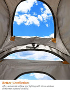 Anngrowy Pop Up Privacy Shower Tent - Portable Outdoor Camping Bathroom Toilet Changing Dressing Room - UPF40+ Waterproof