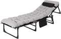 PeakPursuit Portable Camping Cot, Sleeping Cot for Adult, Heavy Duty Folding Cot Max Load 400LBS with Thick Mattress, Camping Bed for Travel Tent Day Bed Outdoor Home Guest Office Nap