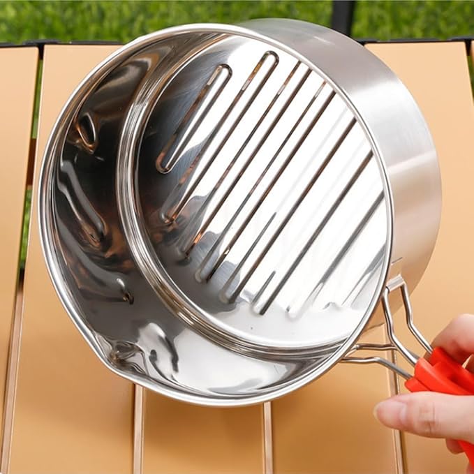 Camping Campfire Utensils, Outdoor Cooking Tableware Set Camping Utensils Wild Camp Equipment Picnic Supplies Backpacking Gear