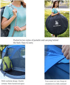 GeRRiT Camping Tent for Outdoor Automatic Tents Throwing Pop Up Waterproof Camping Hiking Tent Waterproof Large Family Tents