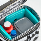 Cool Coolers by Fit + Fresh, Reusable & Long-Lasting Slim Ice Packs, Cold Packs for Lunch Boxes, Ice Packs for Lunch Bags, Green 8 Pack