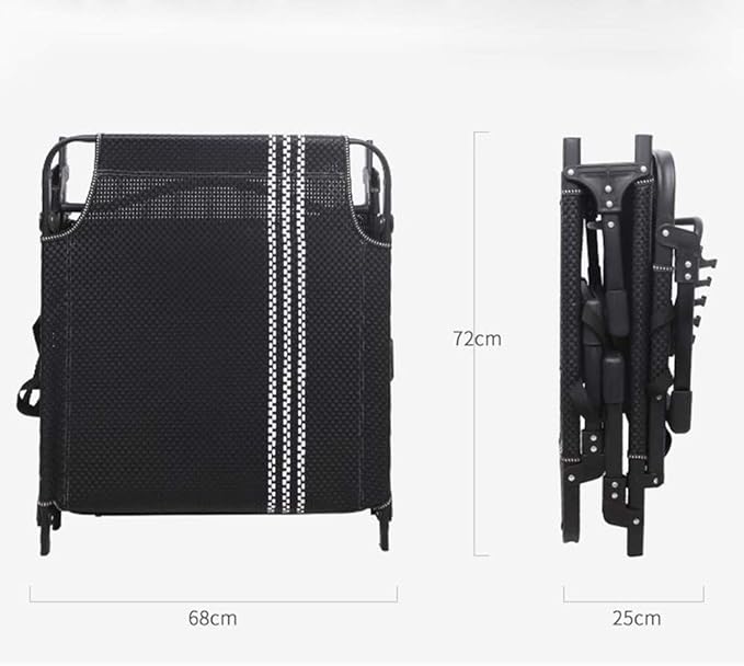 Patio Lounge Chairs Folding Camping Cot,Foldable Camping Bed Outdoor Portable Military Cot for Indoor and Outdoor User, Travel, Base Camp, Hiking, Mountaineerin,Without Mattress