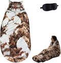 Cat Sleeping Bag - 2026 New Large Cat Shaped Plush Sleeping Bag for Adults, Adult-Size Wearable Washable Warm Blanket for Camping and Home Lounging