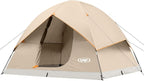 unp 6 Person 4 Season Dome Tent, Easy to Set Up for Camping & Hiking, Lightweight & Portable, Green