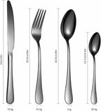 Flatware Sets Gold Cutlery Set Stainless Steel Forks Spoons Knifes Full Tableware Utensils Reusable Tableware Sets Dinnerware Set Eco Friendly Stainless Steel