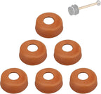 Lantern Accessories - 6 Pcs Leather Pump Cups for Coleman Gas Lantern 220 200 242 425 413 236 237 Models (216-5091) - Compatible with Coleman Gas Lanterns and Stove
