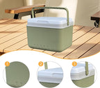 MYCENSE Insulated Ice Cooler, Portable Storage Case Drink Bucket, Versatile Fridge Hard Ice Chest Box for Camping Picnic Beach BBQ Tailgating Fishing