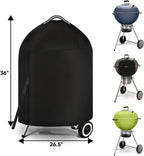 iCOVER Grill Cover for Weber 22 Inch Charcoal Kettle- Heavy Duty Waterproof BBQ Cover for Weber Char-Broil 22 Inch Charcoal Kettle Grills