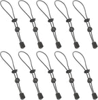 10PCS Adjustable Rope with Clip Elastics Strap and Buckles for Outdoor Shelter Setups Backpacking Storage Solution Camping Bungees Tie Down Rope