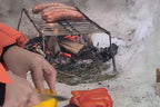 Bitty Big Q Stainless Steel Ultra Compact Portable Lightweight Camping Grill