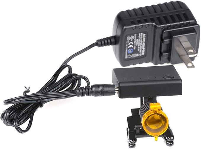 US 3W Light LED Headlamp with Optical Filter,Universal Clip Compatible with All Loupes and Safety Glasses DY-010