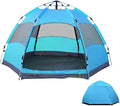 5-8 Person Portable Camping Tent, Automatic Camping Pop-up Tent Easy Set Up Waterproof Breathable Sunscreen for Backpacking Hiking Beach Foldable Tent (Color : A) (B)
