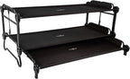 Disc-O-Bed Trundle Cot for XL or 2XL Bunk System with Zippered Carry Bag for Easy Portability, 300 Lbs. Weight Capacity, Black