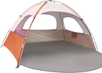 NXONE Beach Tent Sun Shelter with UPF 50+ UV Protection, Lightweight Easy Setup Portable Beach Canopy for Family, Large Space for Beach, Camping & Outdoor, 3/4/6 Person