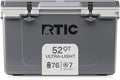 RTIC Ultra-Light 52 Quart Hard Cooler Insulated Portable Ice Chest Box for Beach, Drink, Beverage, Camping, Picnic, Fishing, Boat, Barbecue, 30% Lighter Than Rotomolded Coolers