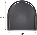 Uniflasy Cast Iron Half Grill Cooking Griddle for Coleman RoadTrip Swaptop Grills LX LXE LXX, Non-Stick Flat Cooking Pan BBQ Accessories, 1 Pack