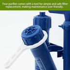 Water Purifier Survival Filtration System for Survival – 3-Stage Portable Water Filter System, High-Volume for Camping, Emergency Preparedness – Grade Survival Water Purification for Group Survival