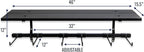 StoreYourBoard Chair Storage Rack with Storage Shelf – Folding Chair Rack for Home & Garage Organization, Chair Hangers for Folding, Beach, Patio & Camping Chairs, Heavy Duty Steel, Holds 300 lbs