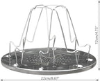 Camping Toaster - Stainless Steel Camp Toaster and Bread Clip, for Campers, Hikers, Outdoor Enthusiasts, and Families, Ideal for Convenient Outdoor Cooking