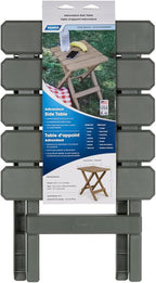 Camco 21042 Quick-Folding Adirondack Table, Plastic, Sage