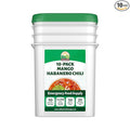 Valley Food Storage Mango Habanero Chili | 10-Bag Bucket, 50 Servings | Premium Emergency Food Supply, 25 Year Shelf Life | Survival Meal Kits, Prepper Food & Off-Grid Living Supplies, Packaged in USA